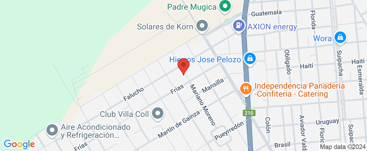 Mapa de la ubicación