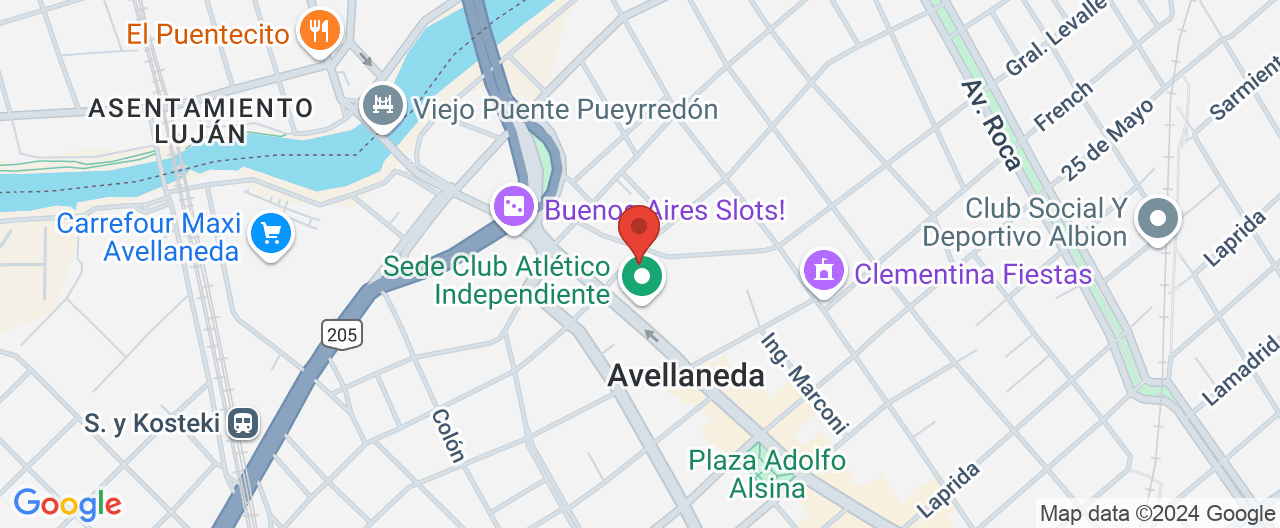 Mapa de la ubicación