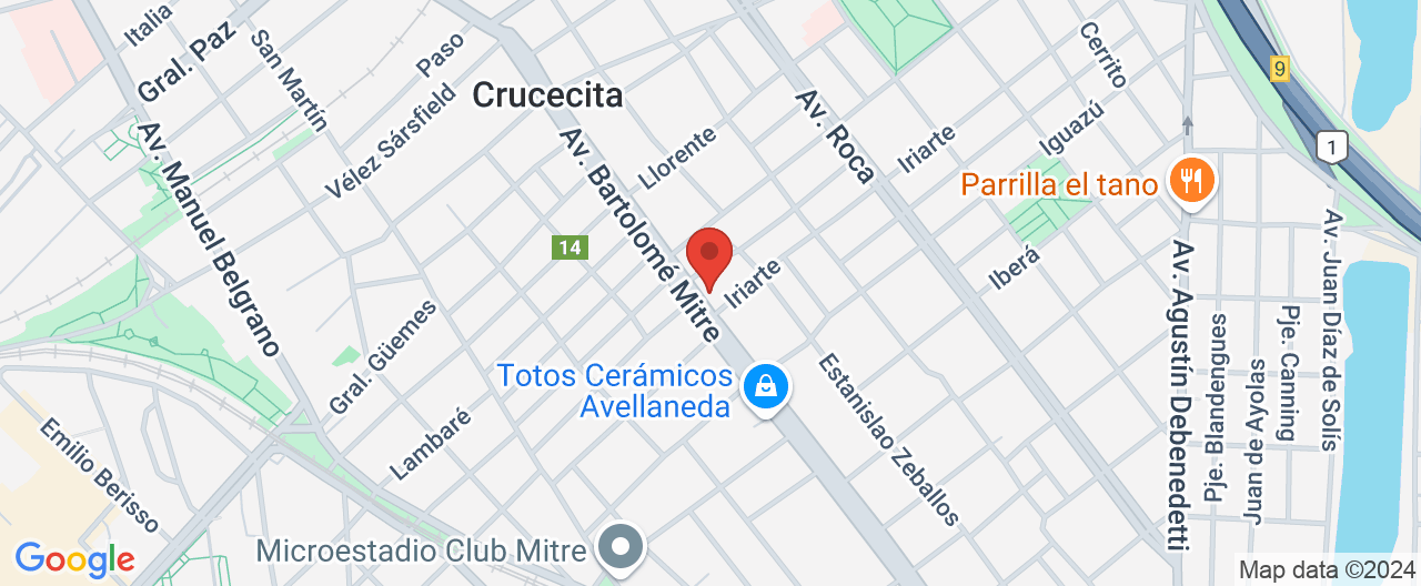 Mapa de la ubicación
