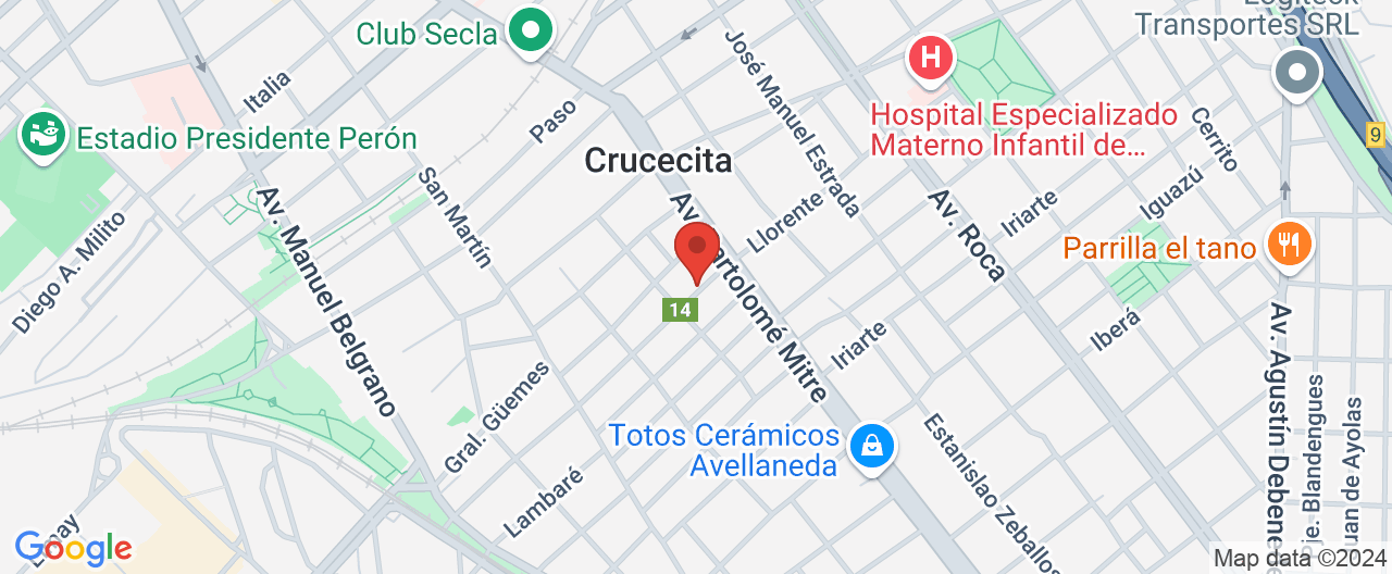 Mapa de la ubicación