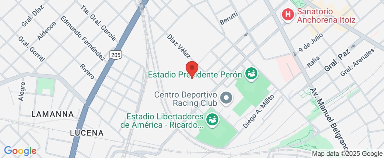 Mapa de la ubicación