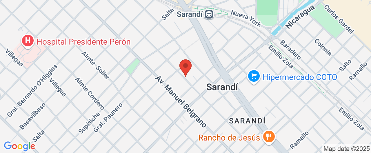 Mapa de la ubicación