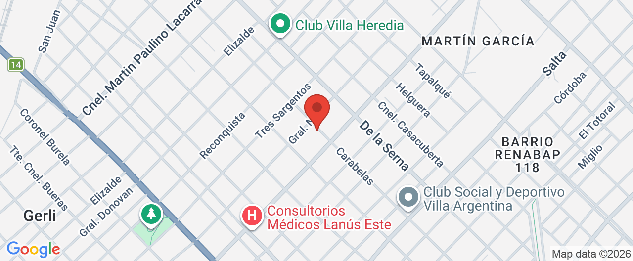 Mapa de la ubicación