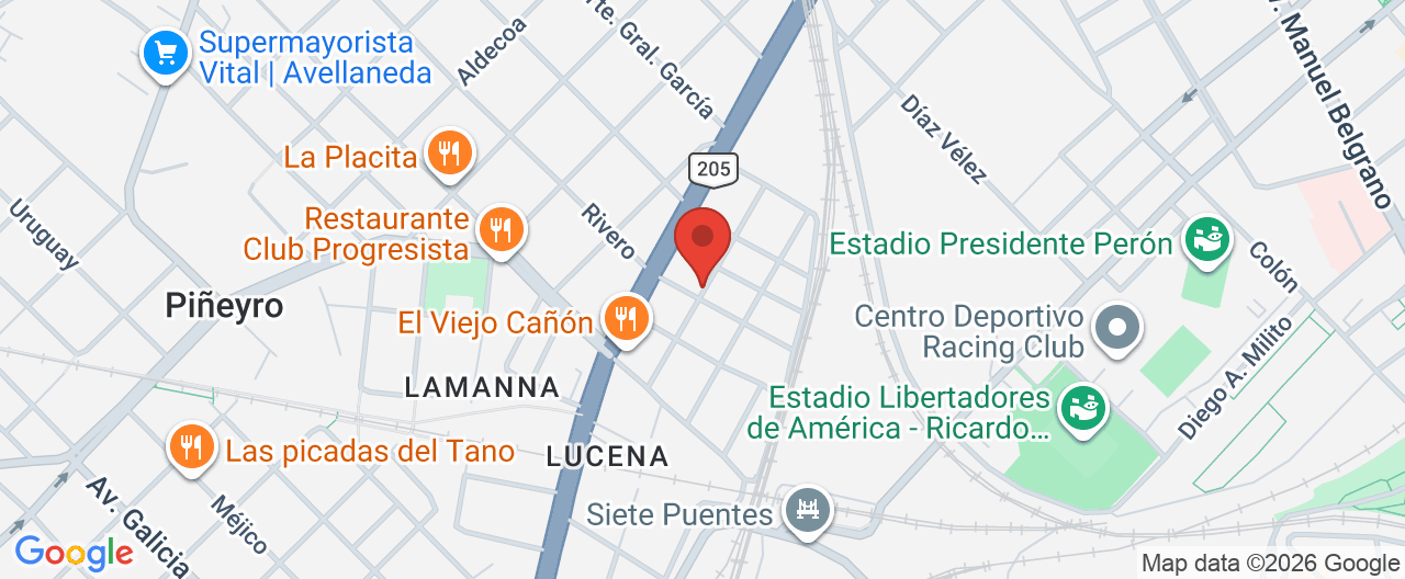 Mapa de la ubicación
