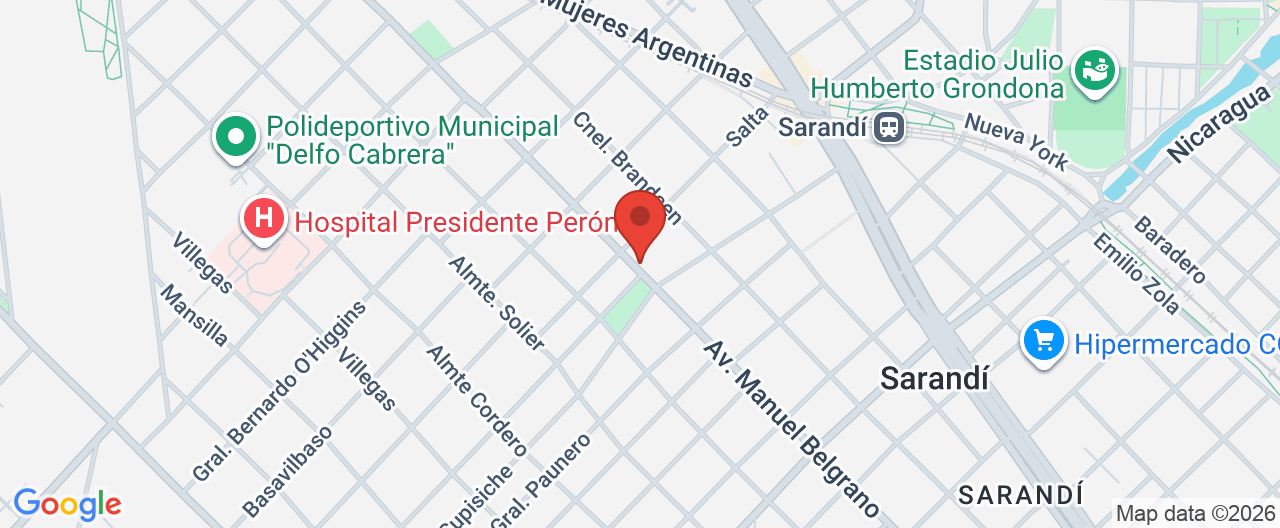 Mapa de la ubicación