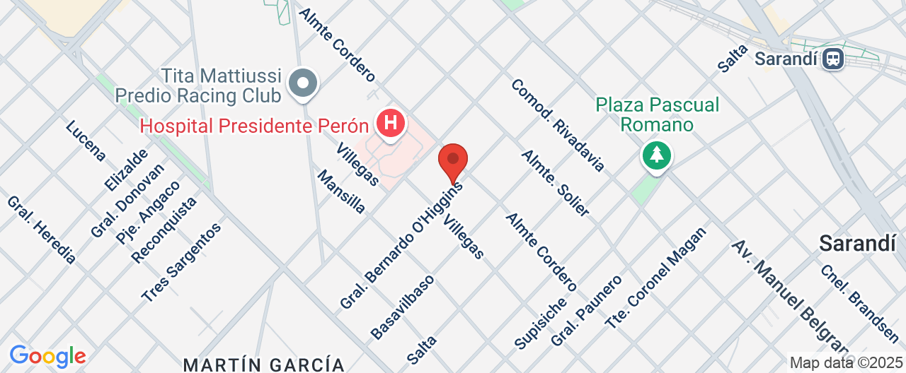 Mapa de la ubicación
