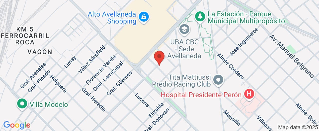 Mapa de la ubicación