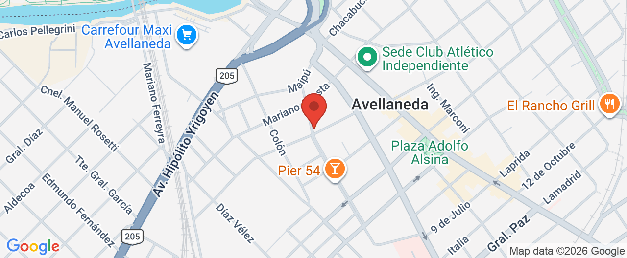 Mapa de la ubicación