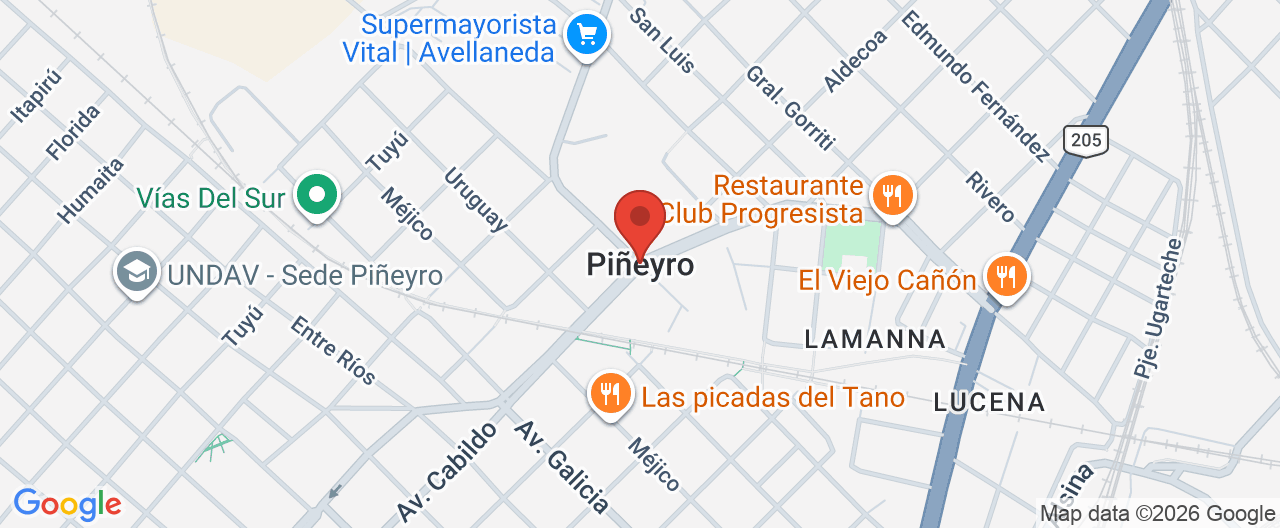 Mapa de la ubicación