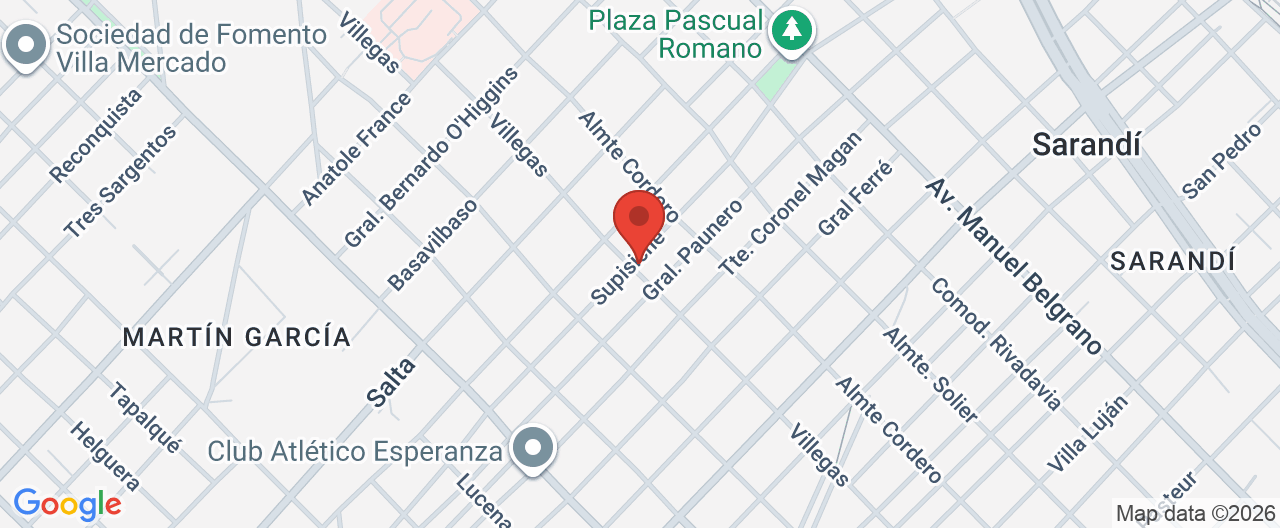 Mapa de la ubicación