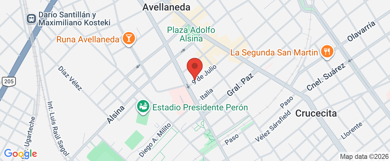 Mapa de la ubicación