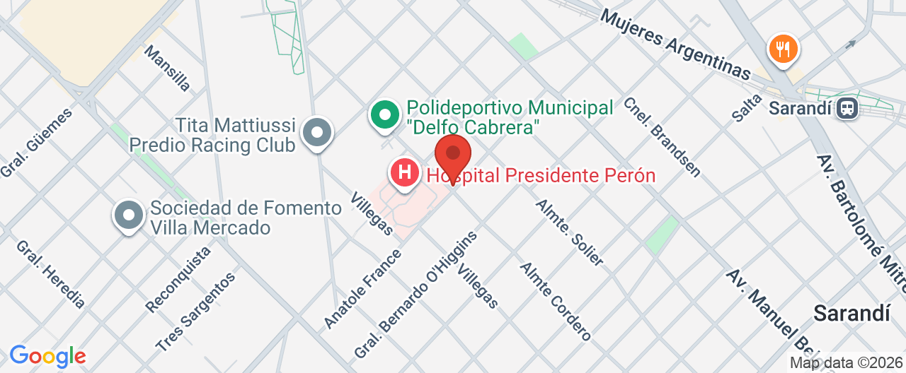 Mapa de la ubicación