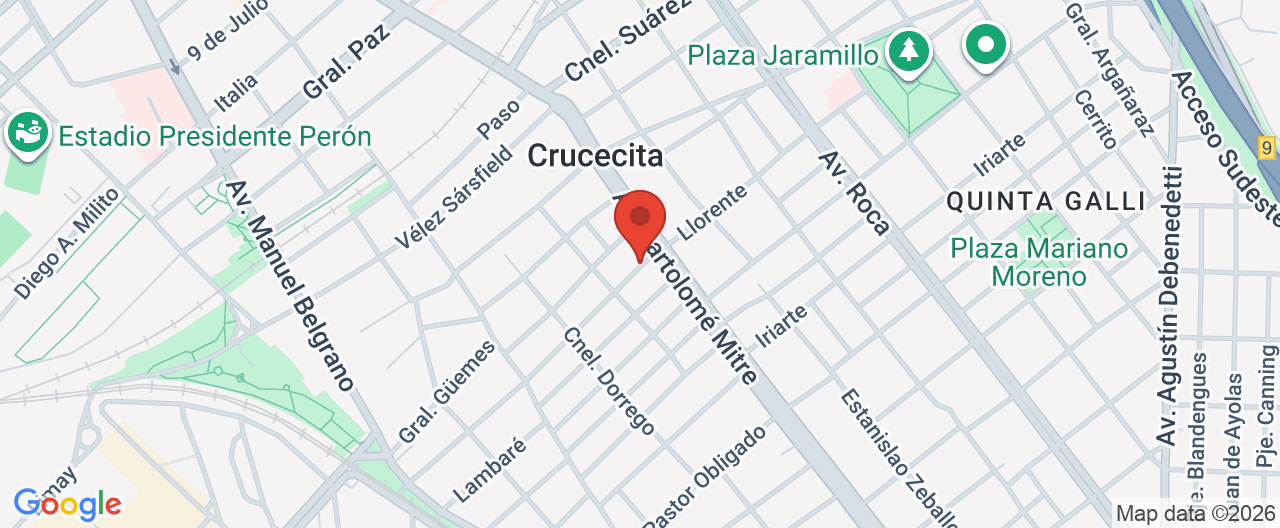 Mapa de la ubicación