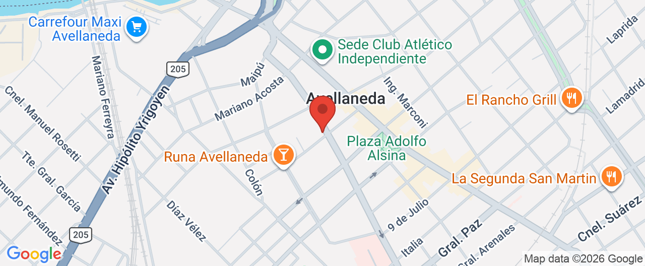 Mapa de la ubicación