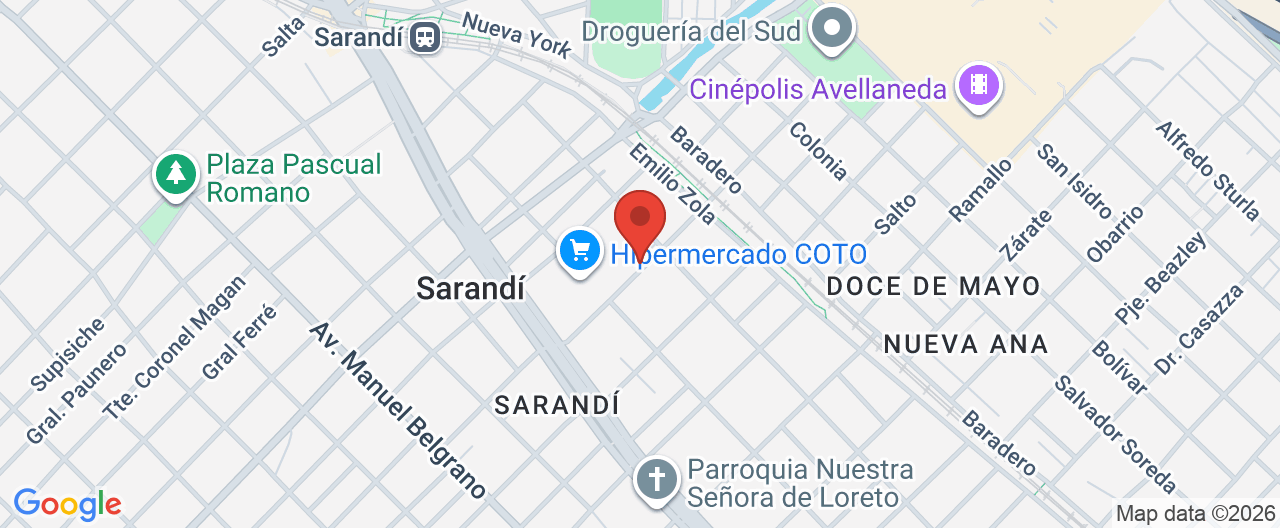 Mapa de la ubicación