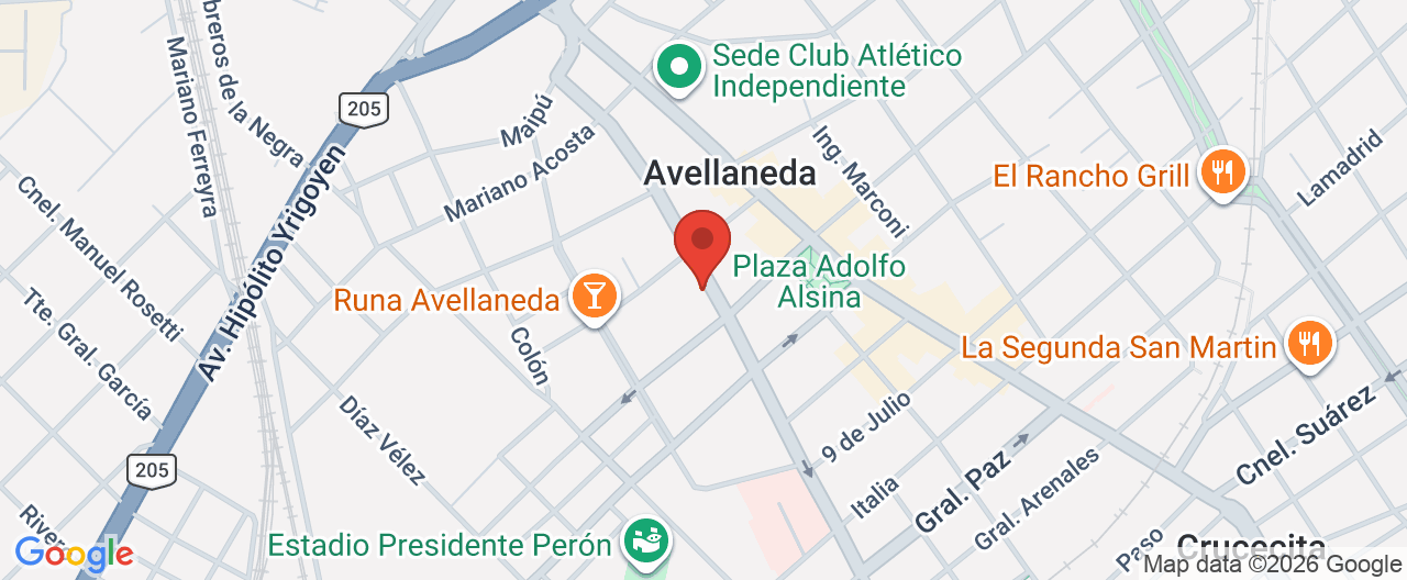 Mapa de la ubicación