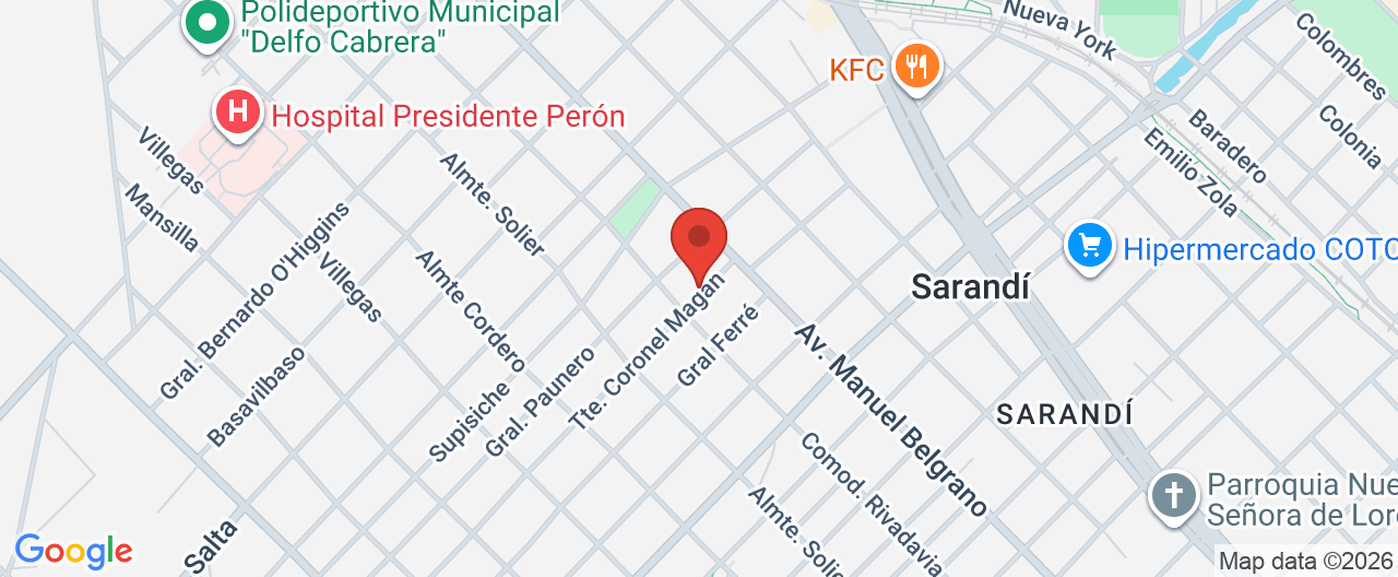 Mapa de la ubicación