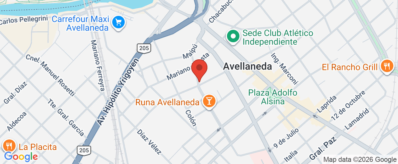 Mapa de la ubicación