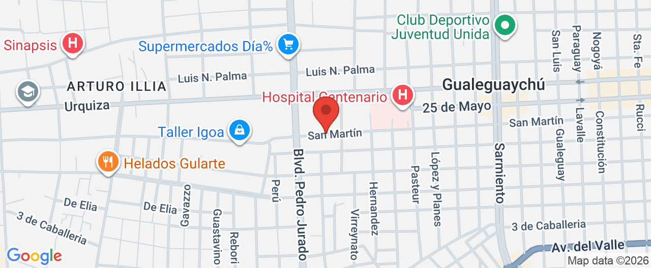 Mapa de la ubicación