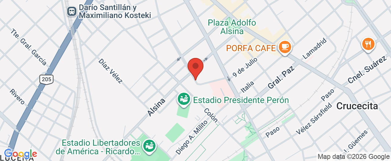Mapa de la ubicación