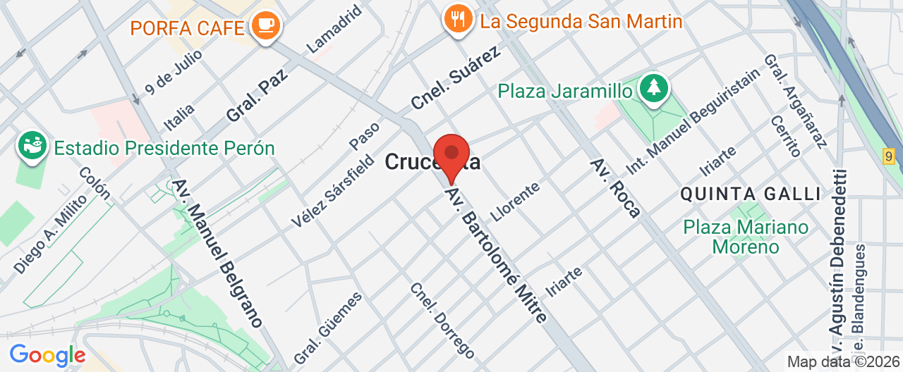 Mapa de la ubicación