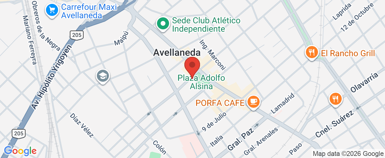 Mapa de la ubicación