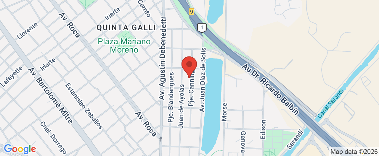 Mapa de la ubicación