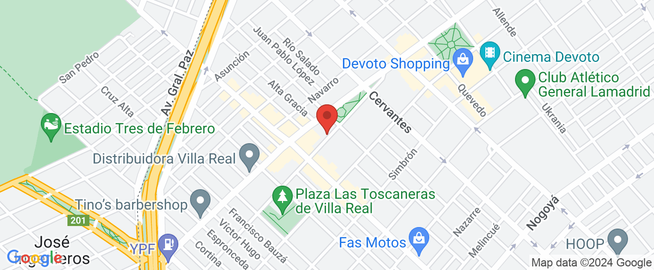 Mapa de la ubicación