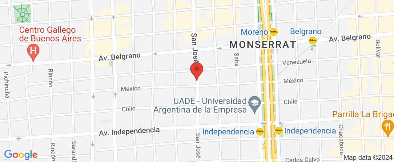 Mapa de la ubicación