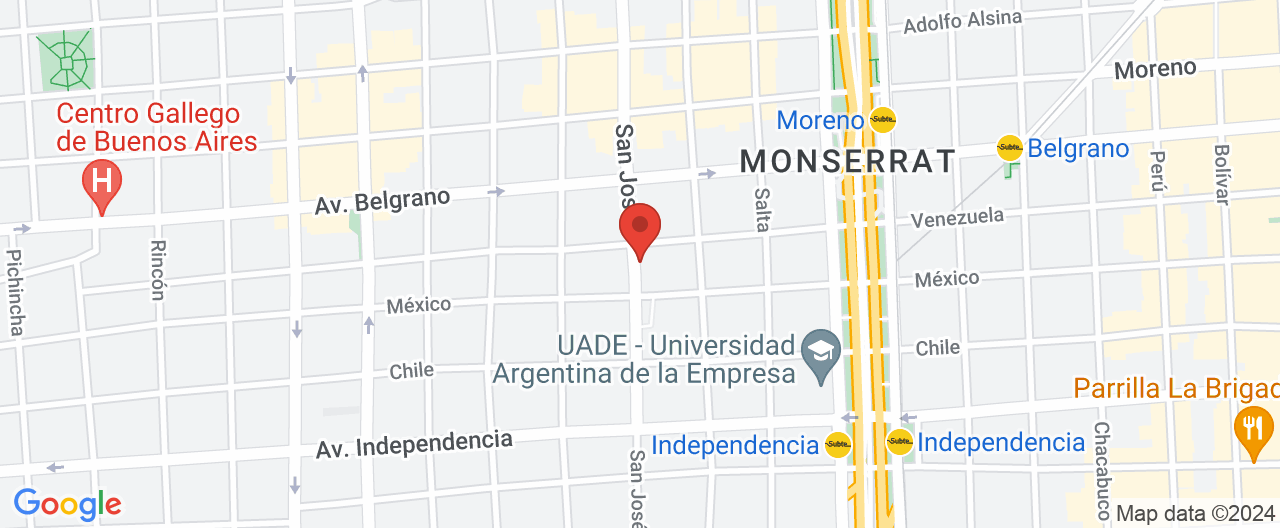 Mapa de la ubicación