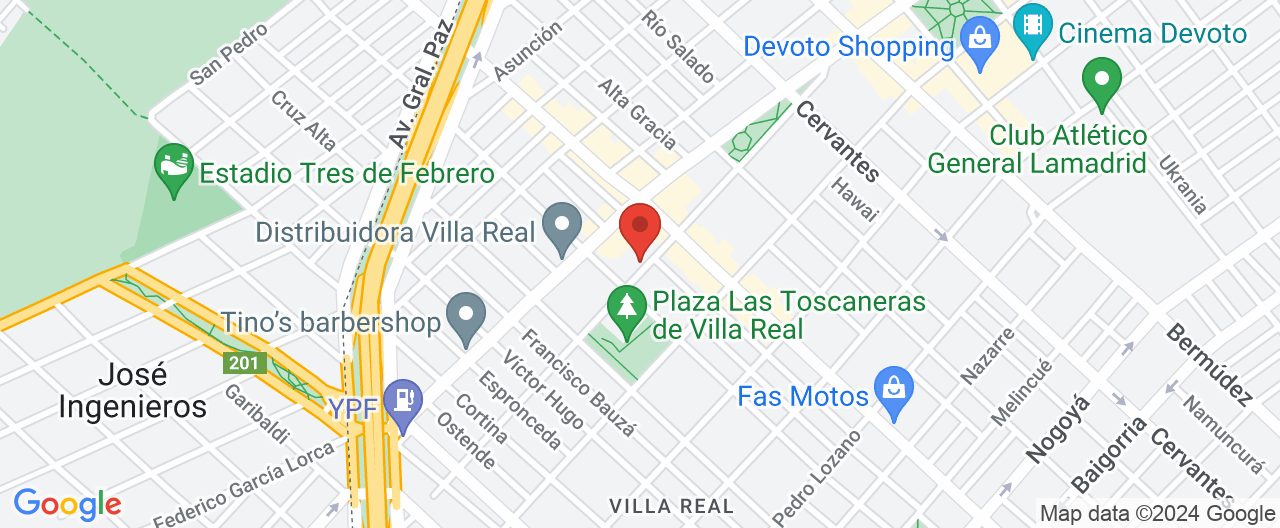 Mapa de la ubicación