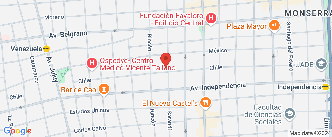 Mapa de la ubicación