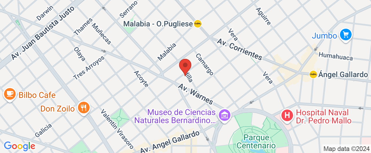 Mapa de la ubicación