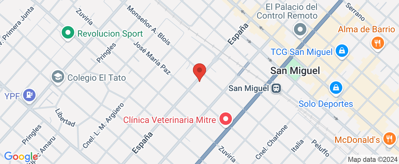 Mapa de la ubicación