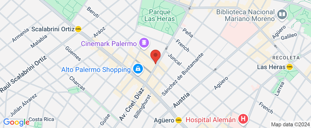 Mapa de la ubicación