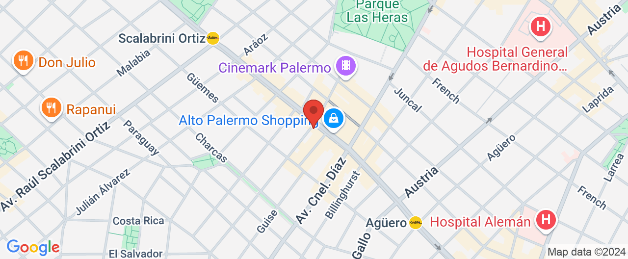 Mapa de la ubicación