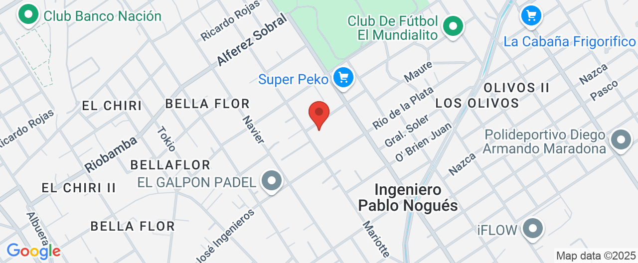 Mapa de la ubicación