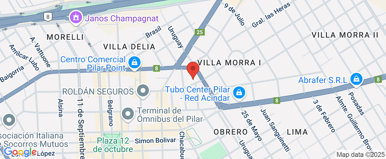 Mapa de la ubicación