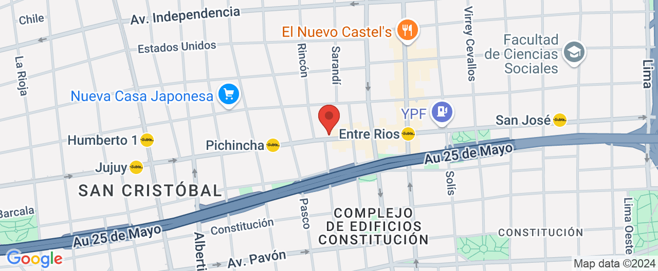Mapa de la ubicación