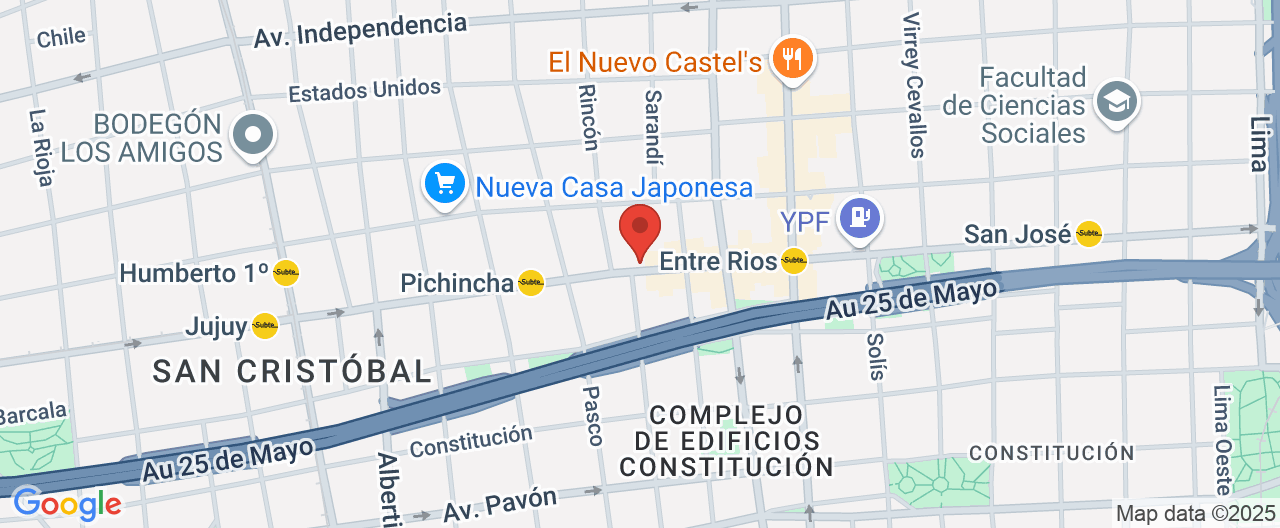 Mapa de la ubicación