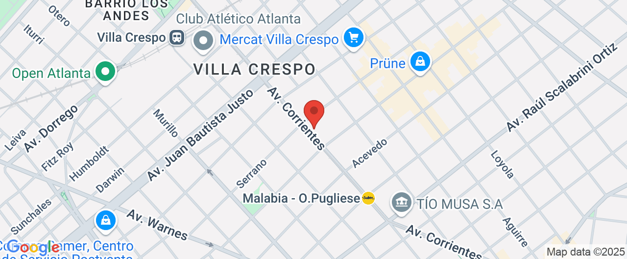 Mapa de la ubicación