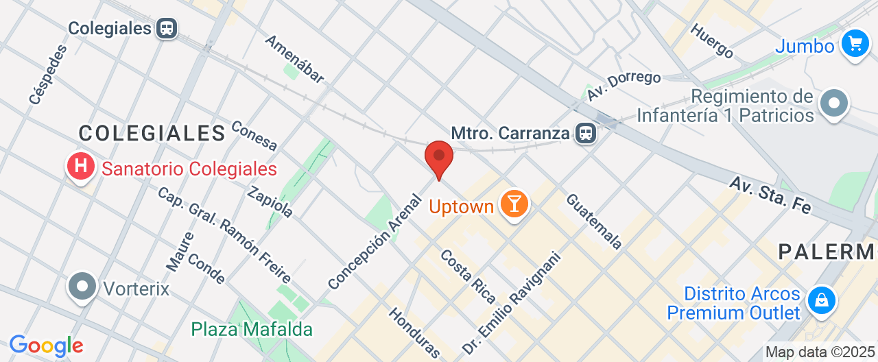 Mapa de la ubicación