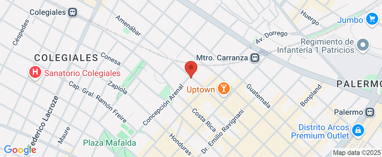 Mapa de la ubicación