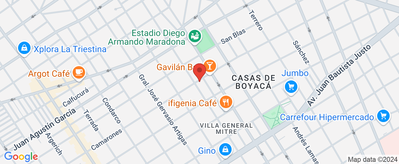 Mapa de la ubicación