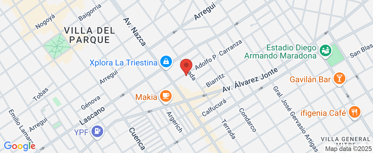 Mapa de la ubicación