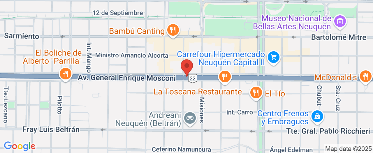 Mapa de la ubicación