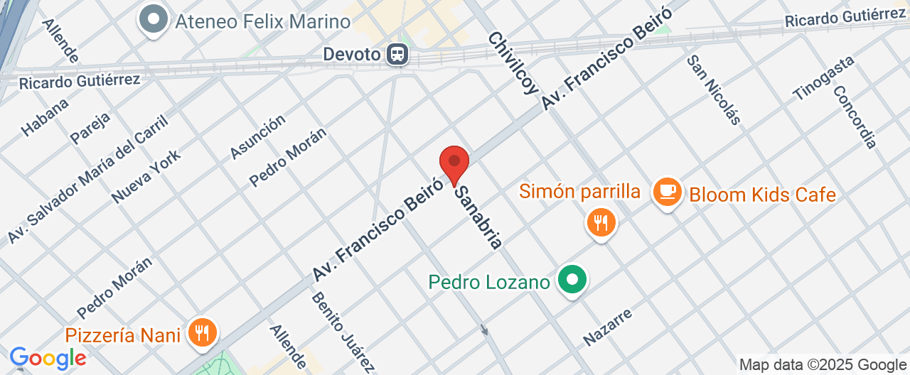 Mapa de la ubicación
