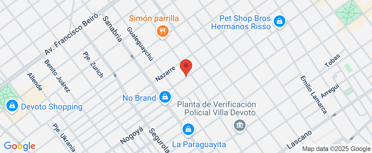 Mapa de la ubicación
