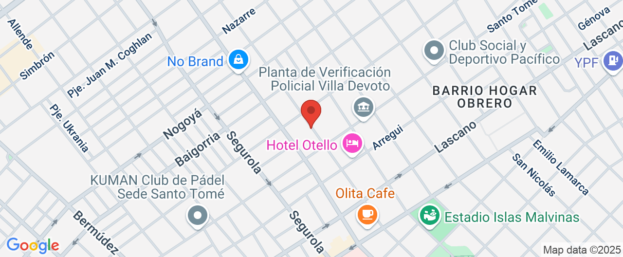 Mapa de la ubicación