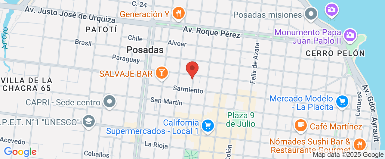 Mapa de la ubicación